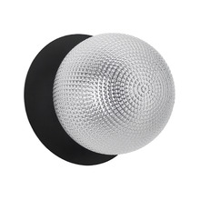 Lassie Diamond Cut Glass Cool White LED Outdoor Wall Light